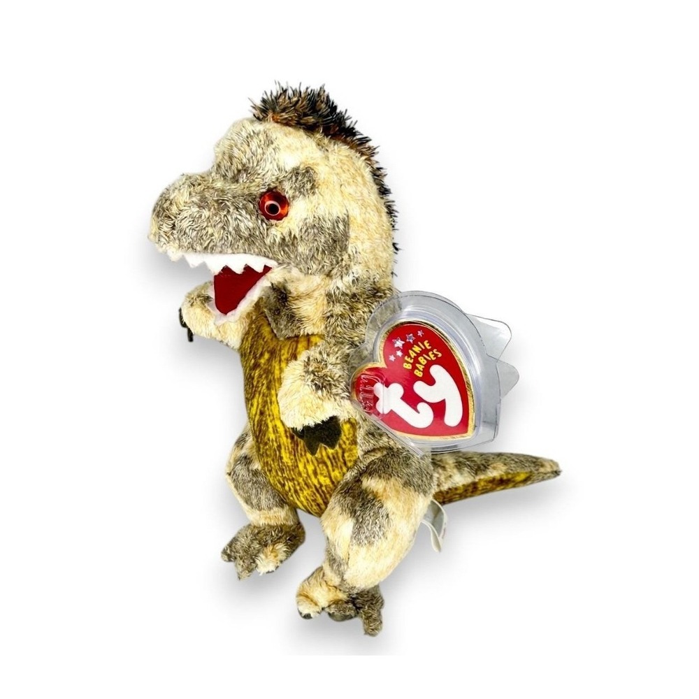 Toothy the‎ T-Rex | Prehistoric Smiler | Mint Heart Tag TY Beanie Baby